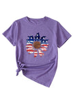 namcoverse Sunflower Flag Print T-shirt