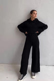 namcoverse Two-piece Solid Color Hooded Sweater