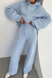 namcoverse Two-piece Solid Color Hooded Sweater