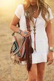 namcoverse Tassel Bohemia Canva Shoulder Bag