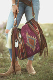 namcoverse Tassel Bohemia Canva Shoulder Bag