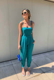 namcoverse Tie-Straps High Waist Jumpsuits