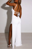 namcoverse Tie-back Side Slit Cami Jumpsuits