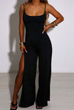 namcoverse Tie-back Side Slit Cami Jumpsuits