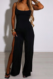 namcoverse Tie-back Side Slit Cami Jumpsuits