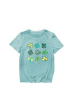 namcoverse Tie-dye Clover Printed T-shirt