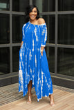 namcoverse Tie-dyed Drop Shoulder Dress