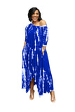 namcoverse Tie-dyed Drop Shoulder Dress