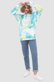 namcoverse Tie Dye Pullover Drawstring Hoodie