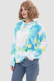 namcoverse Tie Dye Pullover Drawstring Hoodie