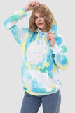 namcoverse Tie Dye Pullover Drawstring Hoodie