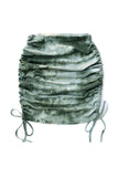 namcoverse Tie Dye Smocked Skirt