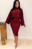 namcoverse Turtleneck Sweater Dress Suits