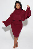 namcoverse Turtleneck Sweater Dress Suits