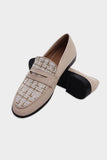 namcoverse Tweed Square Toe Loafers