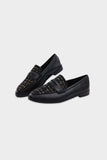 namcoverse Tweed Square Toe Loafers