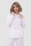 namcoverse Two-piece Solid Color Hooded Sweater