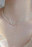 namcoverse Two Butterfly Pearl Necklaces