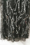 namcoverse V Neck Sequin Fringe Dress