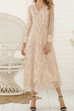 namcoverse V Neck Sequin Fringe Dress