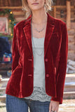 namcoverse Velvet Blazer Crop Coat