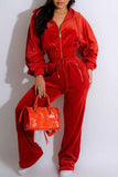 namcoverse Velvet Crop Tracksuit Set