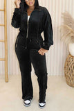 namcoverse Velvet Crop Tracksuit Set