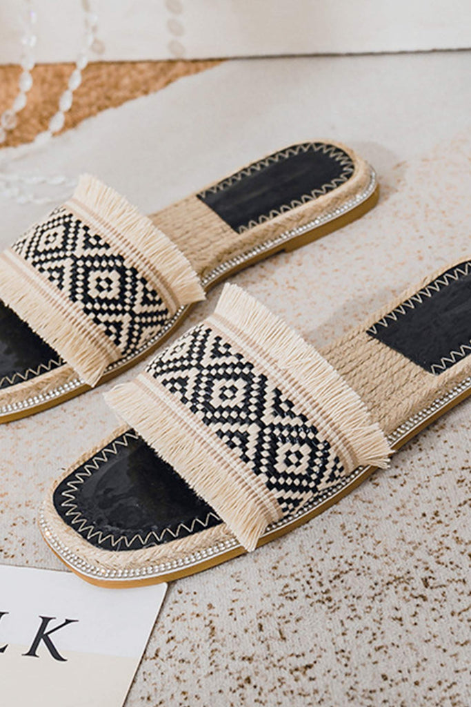 namcoverse Vintage Espadrille Flat Sandals