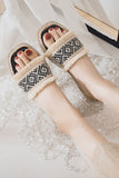 namcoverse Vintage Espadrille Flat Sandals