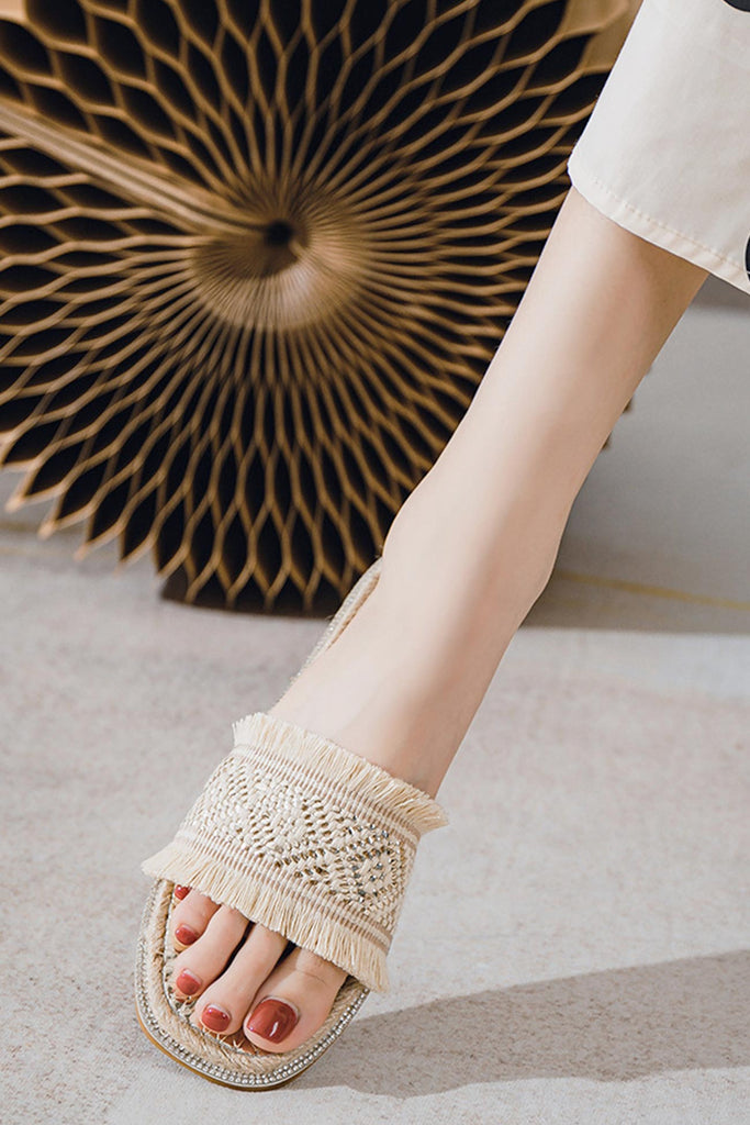 namcoverse Vintage Espadrille Flat Sandals