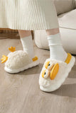 namcoverse Cute Duck Slip-on Fuzzy Slippers