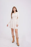 namcoverse Waisted Backless Pullover Dress