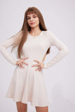 namcoverse Waisted Backless Pullover Dress