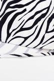 namcoverse Zebra Print Short Sleeve Shirt Long Pant Suits