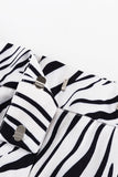 namcoverse Zebra Print Short Sleeve Shirt Long Pant Suits