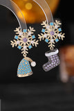 namcoverse Zircon Snowflake Hat Boots Earrings