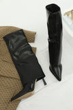 namcoverse Pointed Toe Knee-High Trouser Boots