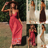 Namcoverse Sexy Bohemian Elegant Floral Fashion Casual Party Maxi Dress