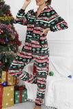 namcoverse Christmas Printed Hooded Loungewear Jumpsuit