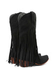 namcoverse Fringe Pointed Toe Knee High Boots