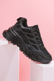 namcoverse Solid Mesh Lace Up Sneakers