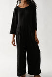 namcoverse Crew Neck Long Sleeve Jumpsuit