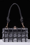 namcoverse Rhinestone Clear Shoulder Bag