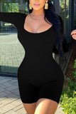 namcoverse Long Sleeve U Neck Bodycon Rompers