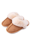 namcoverse Solid Fuzzy House Slippers