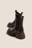 namcoverse Solid Color Platform Chelsea Ankle Boots