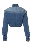 namcoverse Solid Color Smart Denim Coat