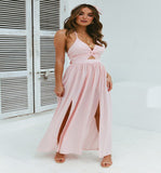 Namcoverse Bohemian Fashion Casual Sleeveless Floral Strapless Maxi Dress