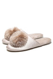 namcoverse Tassel Ball Home Slippers