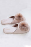 namcoverse Tassel Ball Home Slippers